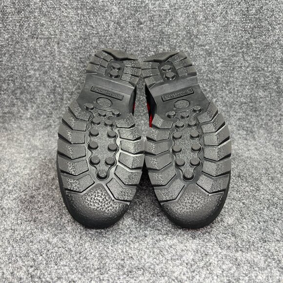 Timberland Euro Hiker Jacquard Boots Men's 9 Red Black Mid Lace Outdoor Hiking - Picture 11 of 12